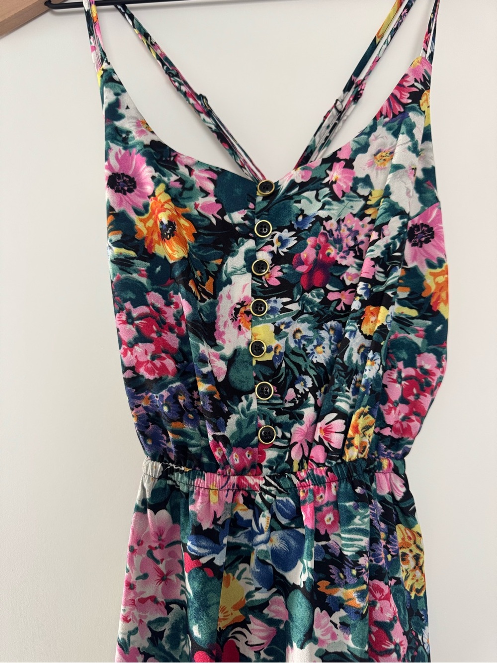Yumi Kim Floral Maxi Dress in Pink, Green & Yellow